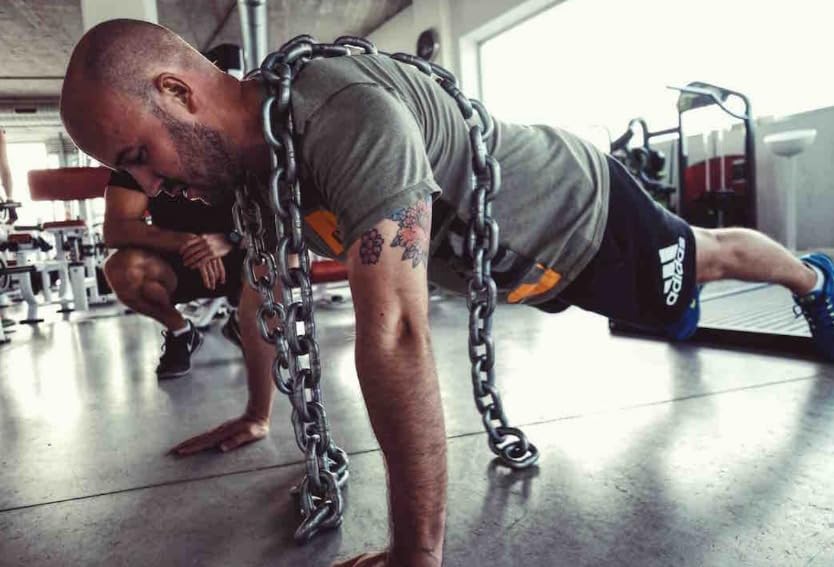 Neck Chain, Neck Arness Parallel Bars Exercise, Dip (18LBS/8FT)