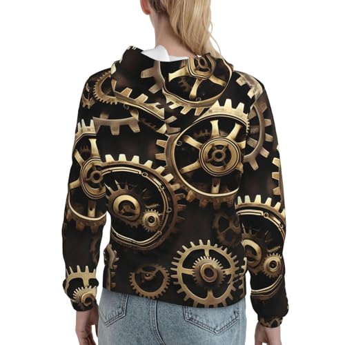 Sweat à capuche engrenages steampunk EdWal pour vos sorties