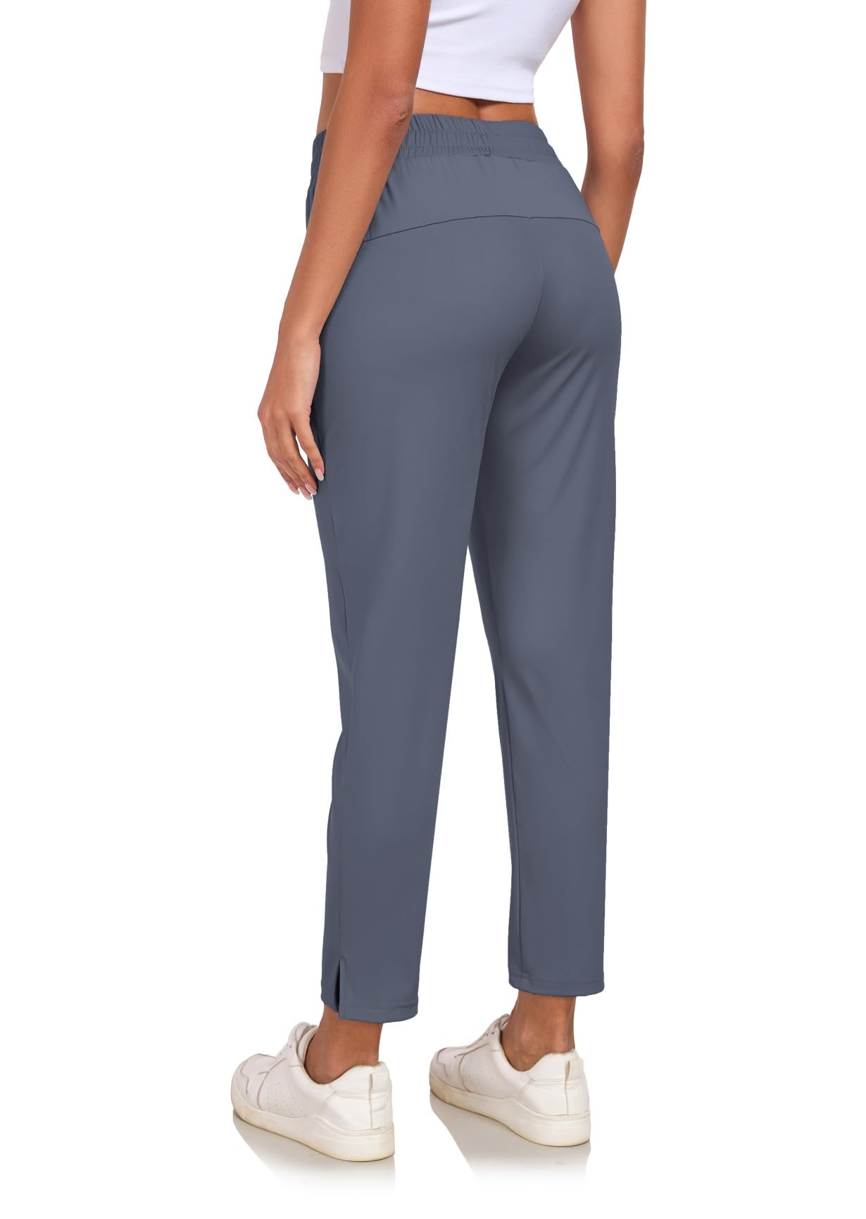 Jogginghose Damen mit Taschen Leicht Sporthose Atmungsaktiv Freizeithose Lang Sweatpants für Golf,Fitness,Lauf,Lounge