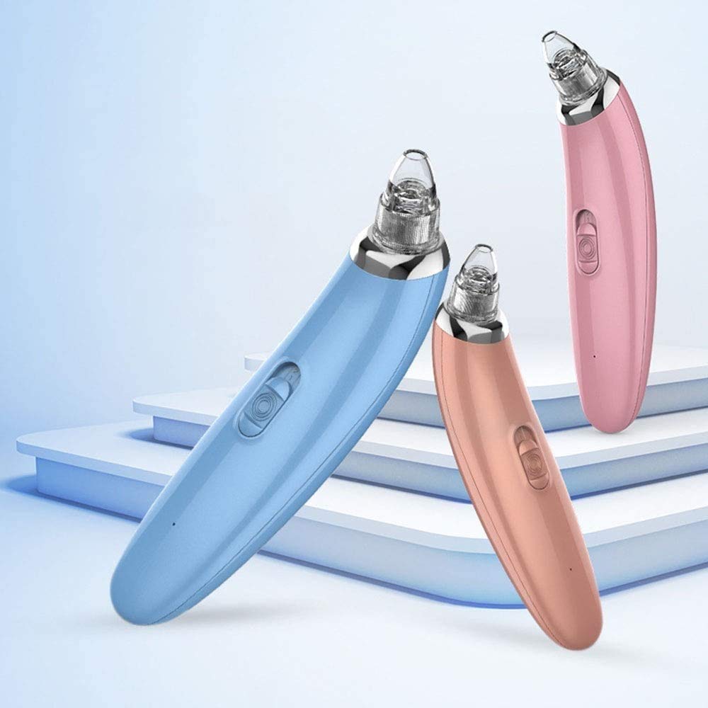 Removedor de cabezal de limpiador de poros, limpiador de poros de succión de vacío eléctrico, acné Comedone Pimple Whitehead Maquillaje extractor de residuos, dispositivo de belleza para limpiez