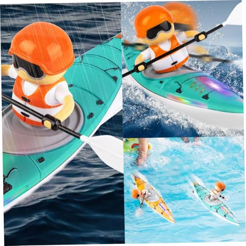 Bateau télécommandé rechargeable avec double mode de conduite - 6
