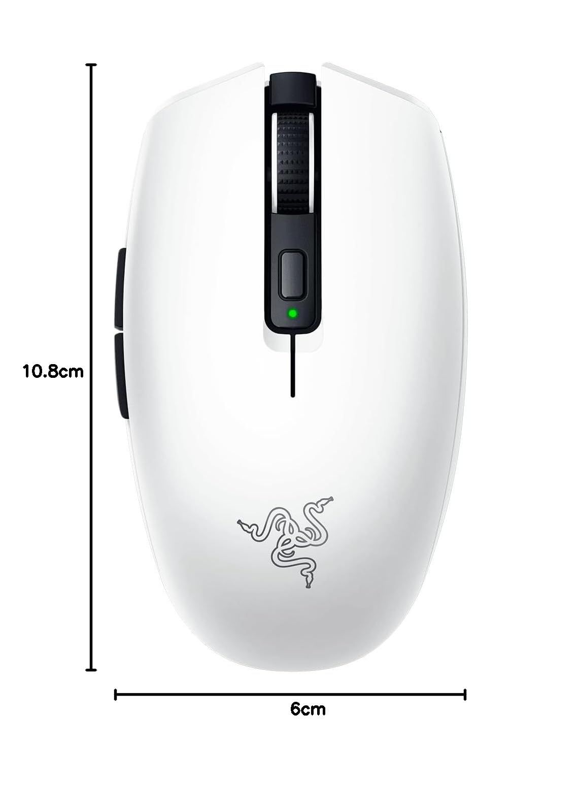 Razer Orochi V2 Mercury kabellose Gaming-Maus 950 Stunden Batterie-Laufzeit Weiß