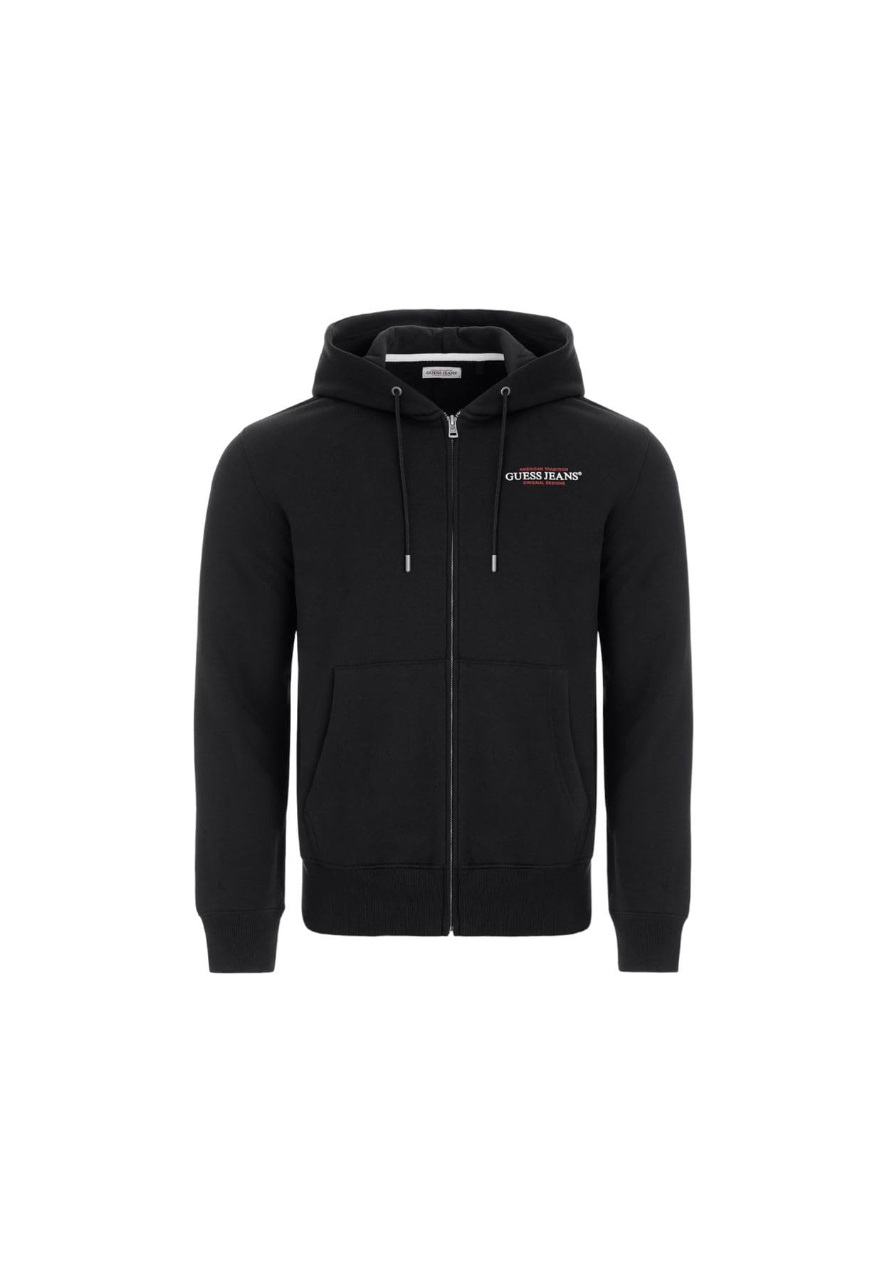 Guess Men's Noir Hooded Jacket