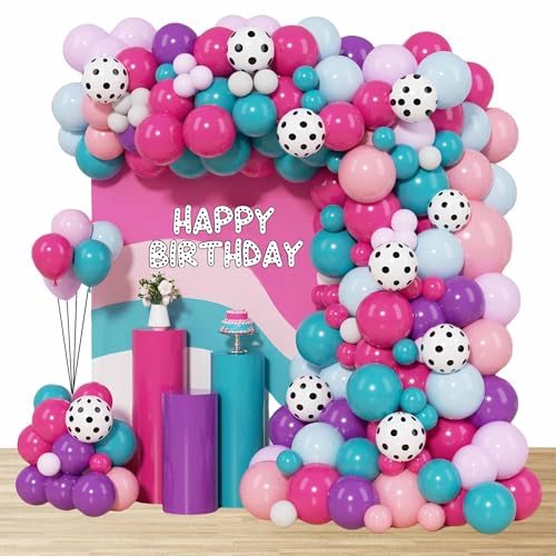 Kit de Guirnalda de Arco de Globos Surprise Cumpleaños Globos de Látex Surprise Globos de Cumpleaños Decoraciones para Fiestas Suministros para Fiestas Temáticas