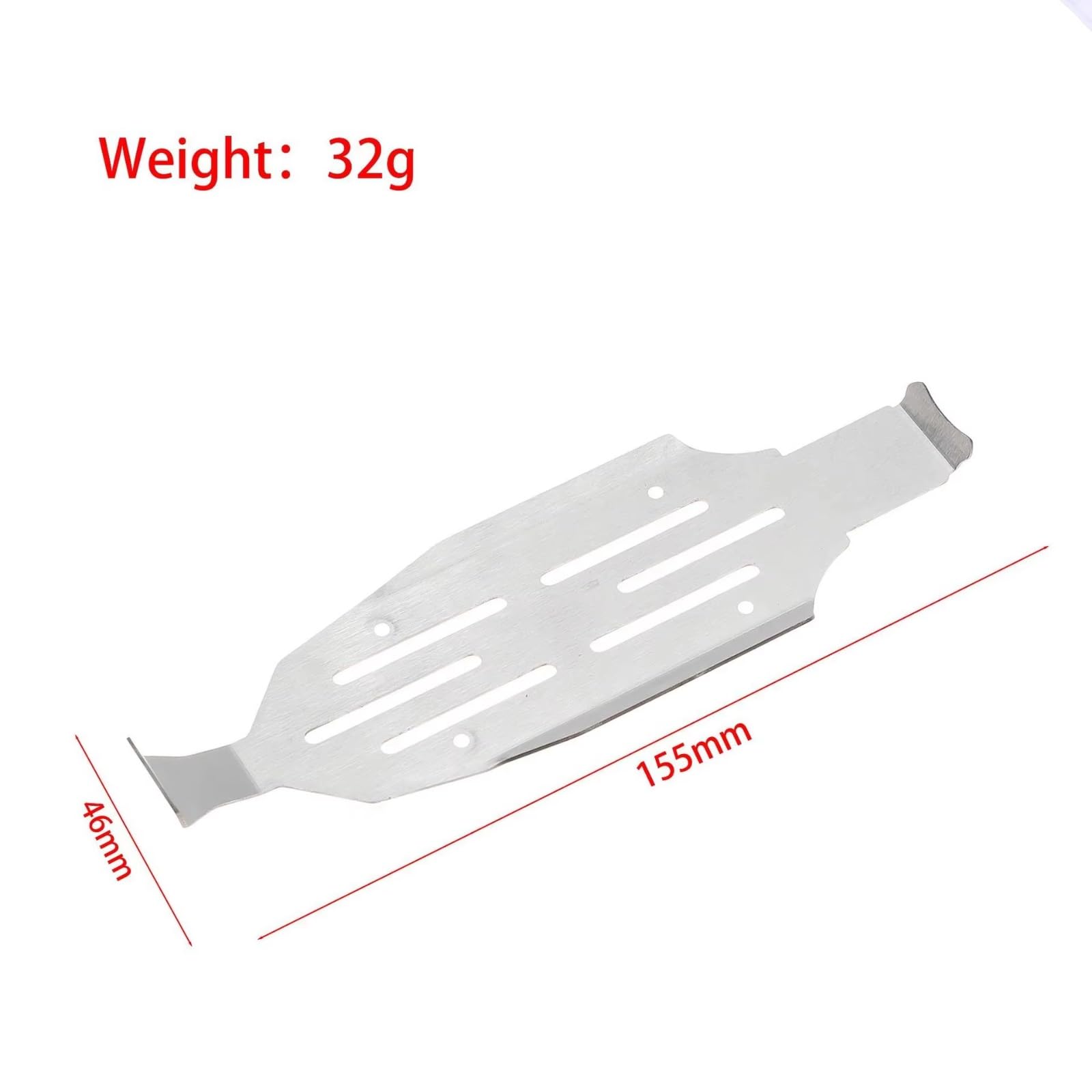 Per LOSI Micro-B 1/24 Paraurti In Acciaio Inossidabile Piastra Protezione Telaio RC Auto Per Buggy Veicoli Cingolati Accessori Ricambio Componenti Telaio Rc
