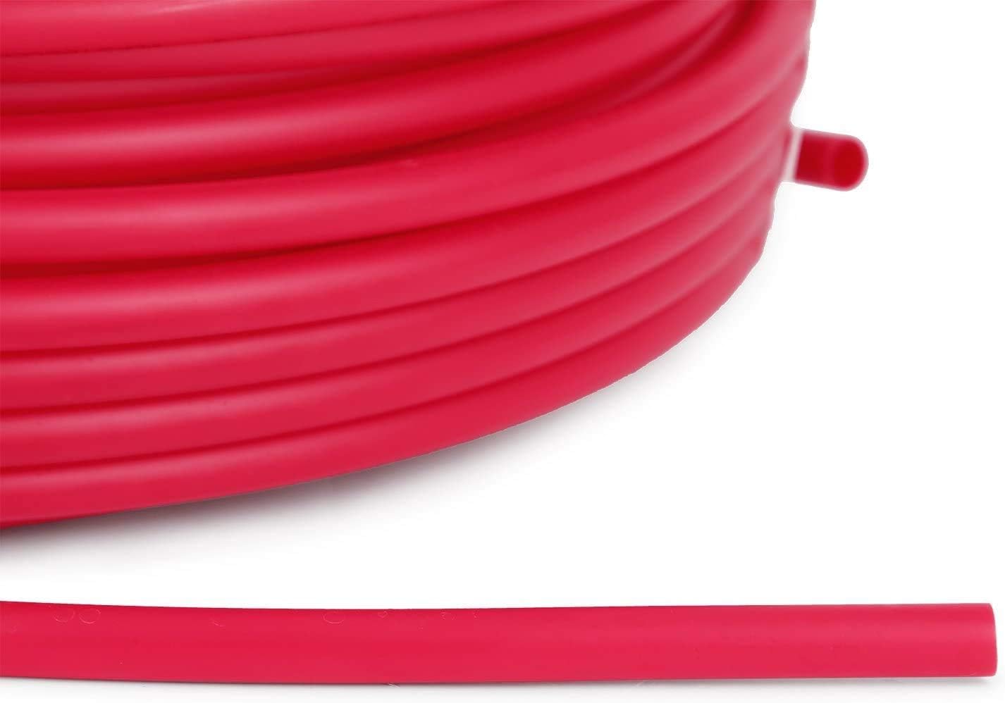 VEVOR PEX-B Pipe 3/4 Inch X 3 Feet,Oxygen Barrier Flexible Pipe Tubing,Red for Hydronic Radiant EVOH Floor Heating, Water Plumbing Applications with Cutter& Clamps