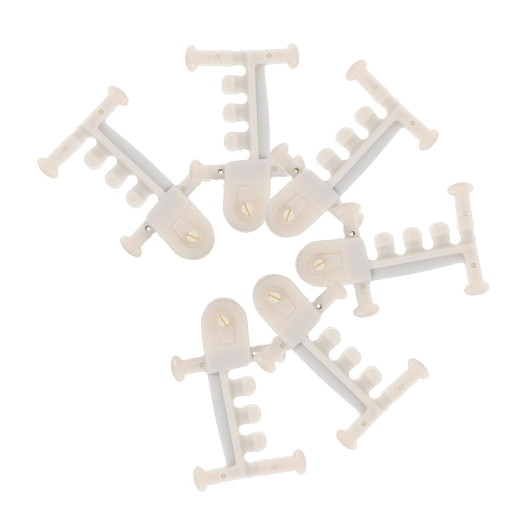 Toddmomy 6pcs Multi Purpose Garden Clips for Greenhouse Applications Easy Install Weather Resistant Tube Clamps Antitwist Design for Smooth Operation and Quick Setup for Vegetable and Fruit