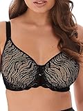 Fantasie Women's Impression Underwire Molded Bra with J-Hook Bra, Black, 40FF