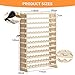 sogesfurniture Weinregal Flaschenregal mit 12 Ebenen für 120 Flaschen Wein Holzregal Weinhalter Weinständer Flaschenständer für Küche, Esszimmer, Bar, 110x30x140 cm