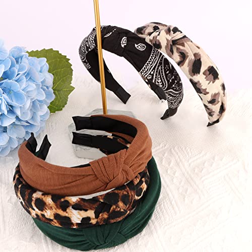 Velscrun 12 Pack Flower Headbands For Women Non Slip Wide Girls Head Bands Cute Boho Knotted Headbands For Women's Hair Band Hair Accessories Womens Fashion Headband Birthday Gifts For Women #TOP6