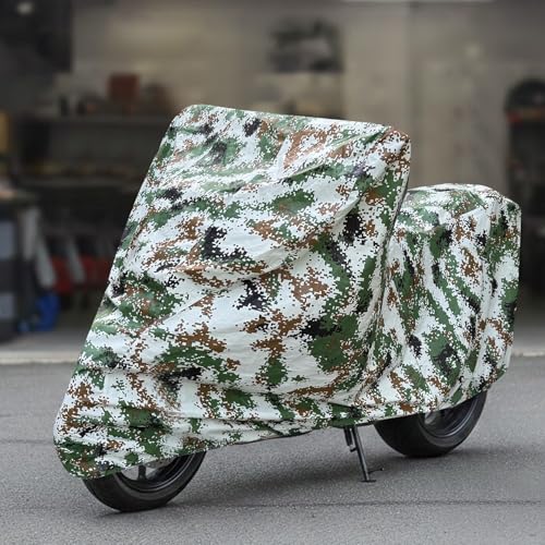 Image of Auto Hub 100% Waterproof Bike Cover, Dustproof, UV Protection Bike Cover for All Two Wheeler Bike Upto 180cc Size -Waterproof Forest Print
