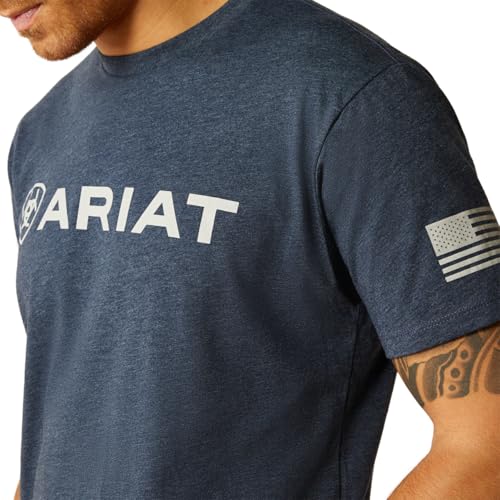 ARIAT Men's Shield Flag T-Shirt4