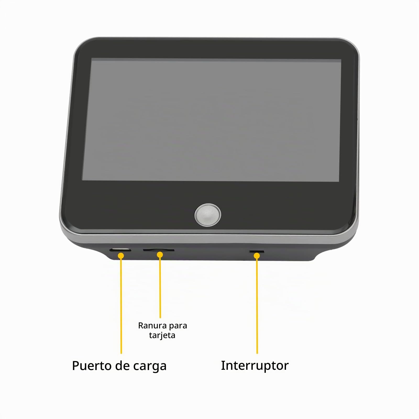 Timbre inalámbrico con cámara de timbre conectado, videoportero inalámbrico exterior, timbre inalámbrico exterior impermeable con cámara ángulo de visión amplio de 140°, adecuado para familias,