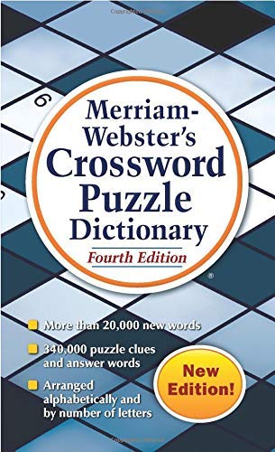 Merriam Webster'S Crossword Puzzle Dictionary By Merriam-Webster Inc. (2015-08-21)