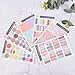Produktbild Unvergleichlich Neue 6 Blatt/Los Vintage Blumenpapier Aufkleber DIY Scrapbooking Tagebuch Aufkleber Kawaii Briefpapier Schulmaterial