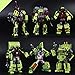 NBK Deformation Oversize Toys Robot Devastator Engineering Combiner 6 in 1 Action Figure Car Truck Model Gift for Kids Boys (Green)