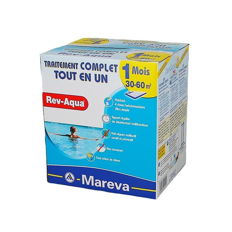 Mareva - KIT Traitement REV-Aqua Complet MENSUEL 60/90M3-140021