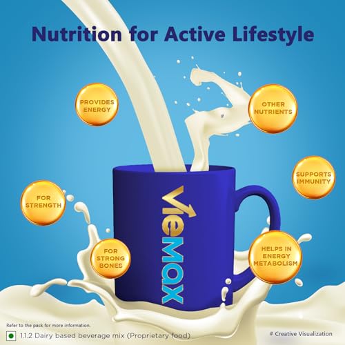 Image of Complan VieMax - Scientifically designed nutrition for Adults (Vanilla Flavour, 200g) | High Protein, Prebiotic, Probiotic for Strength, Gut Wellness, Immunity