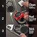 ROKFORM – Universal Adapter with Twist Lock, Magnetic Phone Mount, Adapter Mounts to Almost Any Smartphone, Phone Case, Tablet, or Flat Surface with 3M VHB Adhesive (Black)