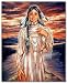 Indian Maiden Sunset Native American Wall Decor Art Print Poster (16x20)