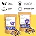 Picobotanica Dried Egyptian Whole Flower (1.06 oz. 30g) - Premium Quality, Non-GMO, Caffeine-Free - Assist in Sleep & Stress