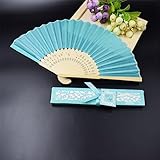 Ventagli pieghevoli in bambù, ventilatore portatile in stile orientale ventilatore cinese giapponese per decorazione fai da te festa di ballo di nozze per l'estate.