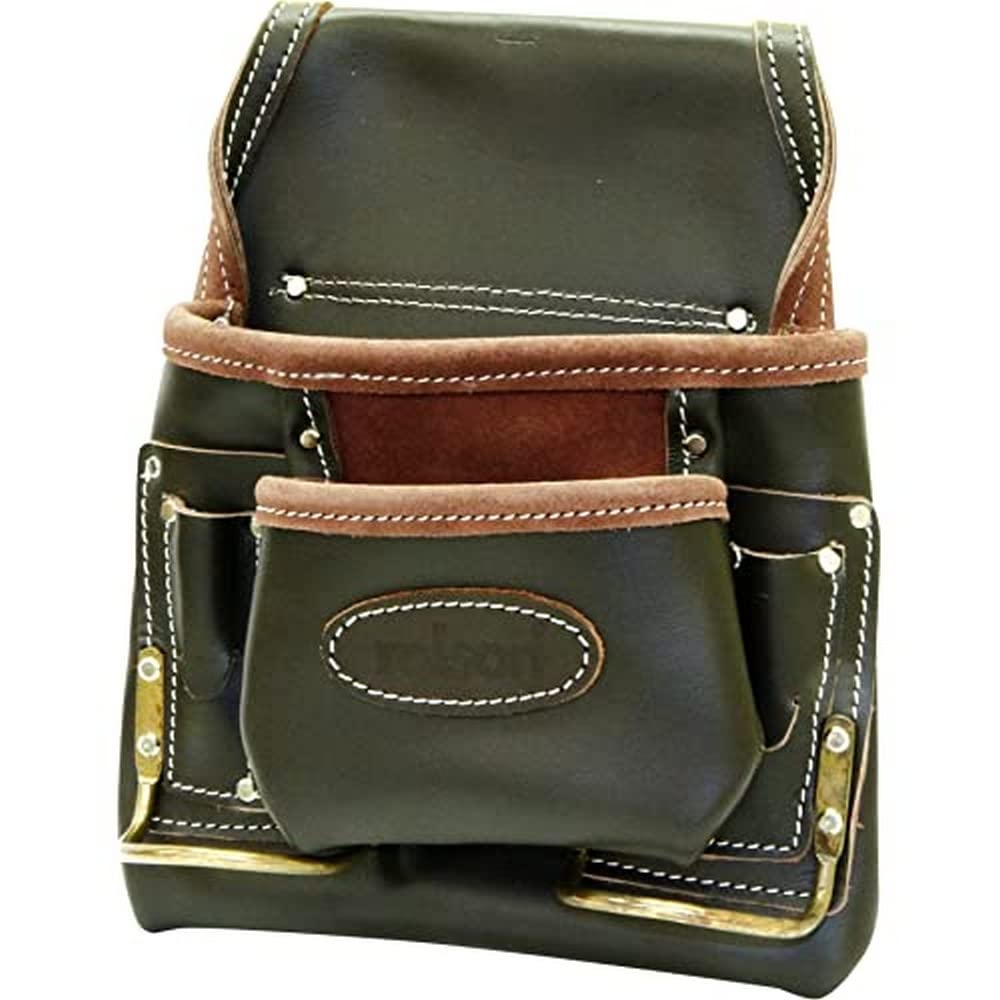 Rolson 68876 Oil Tan Single Leather Tool Pouch