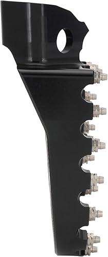 Miniatura 3 de AnXin Estriberas para moto de cross Estriberas de motocicleta Pedales descansos CNC para TTR 110 TTR110 TTR 110E TTR110E 2011-2023 Pit Bike Negro