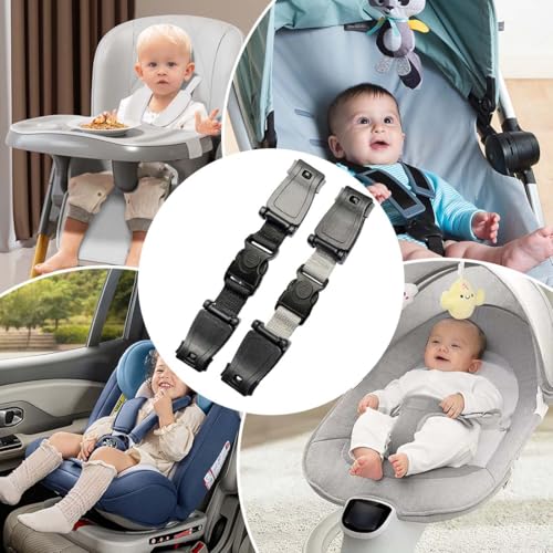 MLRUQRX 2 Stück Abschnallschutz Kindersitz Autositz Brustgurt Clip Gurtsicherung Kindersitz Kindersicherheitsgurt Schnalle Gurt Für Autositze Kinderwagen Kinderhochstühle Fahrradsitze Schwarz Grau