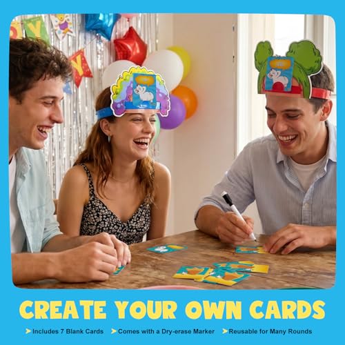 Quilinz Juego 2 en 1 con Bandas para Cabeza y Cartas Tabú miniatura 4