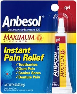 Anbesol Gel Maximum Strength 0.33 oz