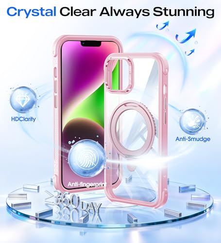 Coque iPhone 13 antichoc rose parfaite pour regarder vos vidéos
