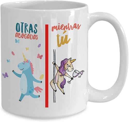 Miniatura 6 de Regalo para Abogadas  Taza de cafe para Licenciadas  Regalo para graduados, profesionales y estudiantes  Vaso con afirmaciones positivas, personali,