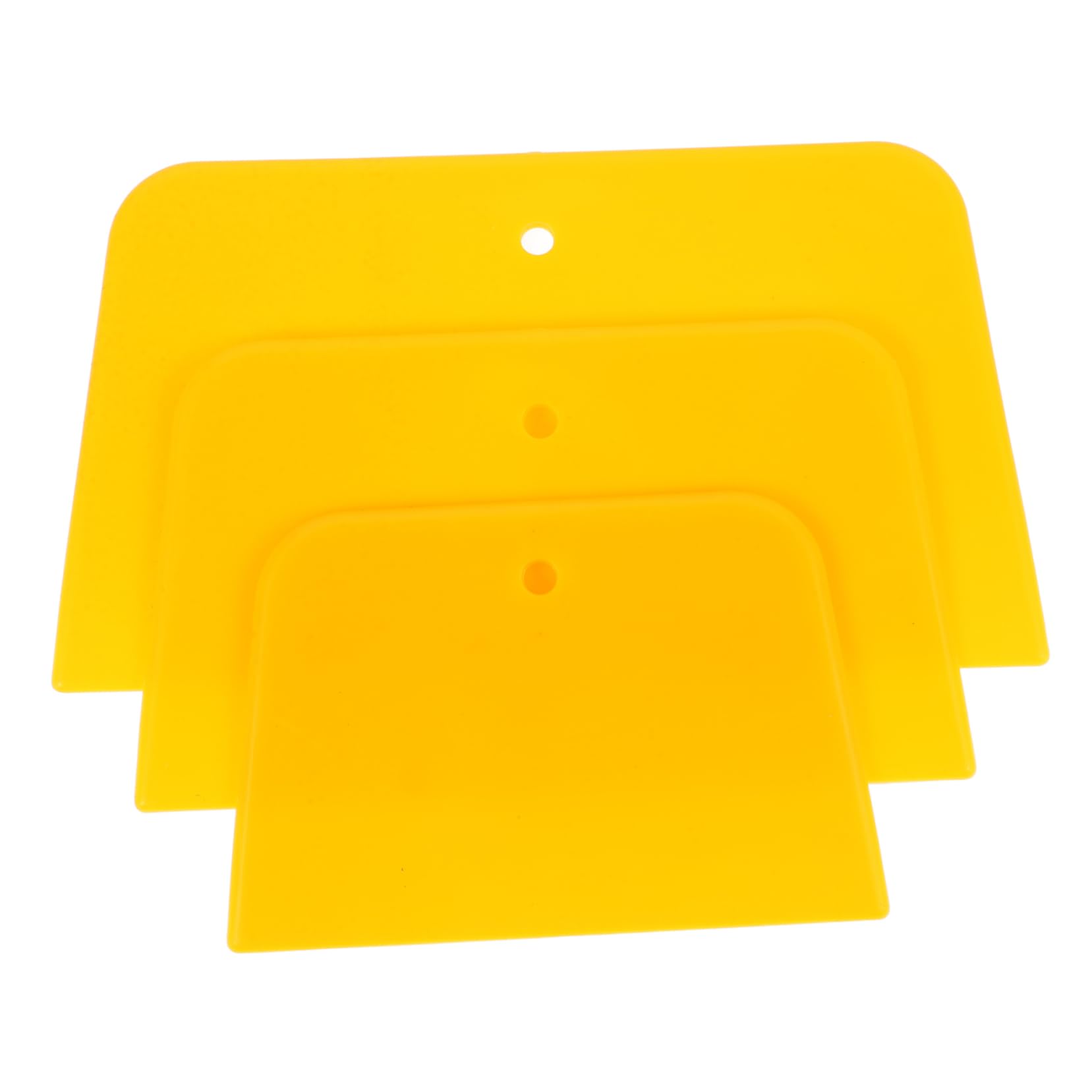 MOLUCKFU 3pcs Auto Body Filler Spreaders Scraper for Automotive Body Fillers Car Maintenance Tool Scratch- Design Versatile Set for Car