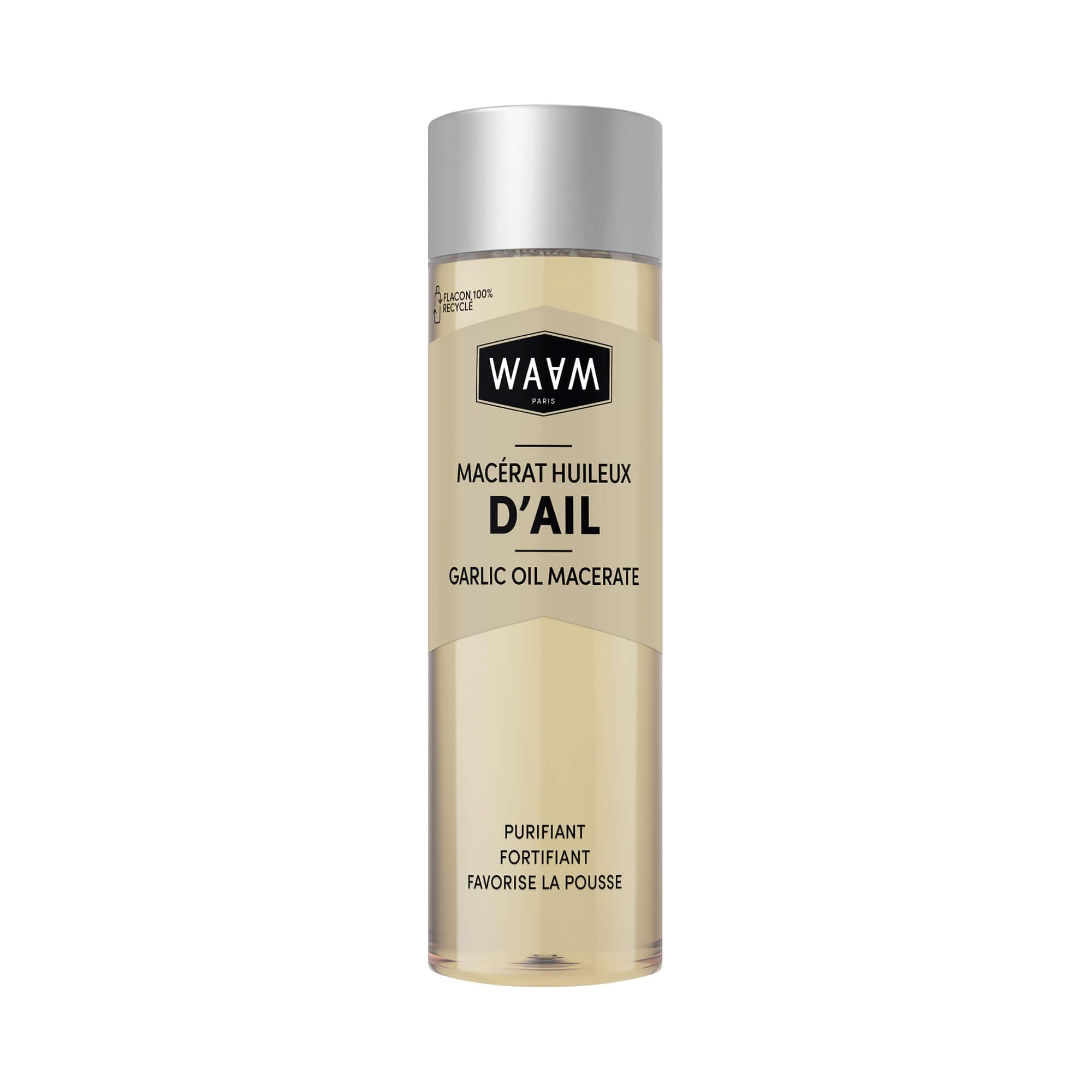 WAAM Macérât Huileux d'Ail, Huile Capillaire Fortifiante, 75ml