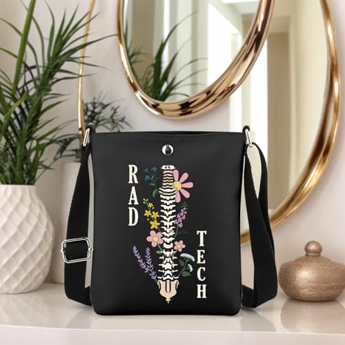 TSOTMO Rad Tech Crossbody Bag Radiology Skeleton X-ray Tech Gift Radiology Graduation Gifts for Sister (RAD XK)4