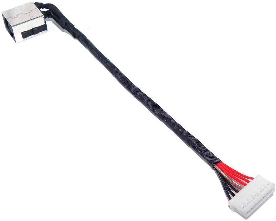 DC Power Jack Cable Replacement for Dell Inspiron 15 7566 7567 i7566 i7567 P65F P65F001 P65F002