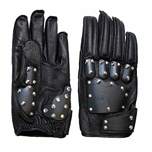 Amazon | カドヤ(KADOYA) バイク用レザーグローブ HAMMER GLOVE A