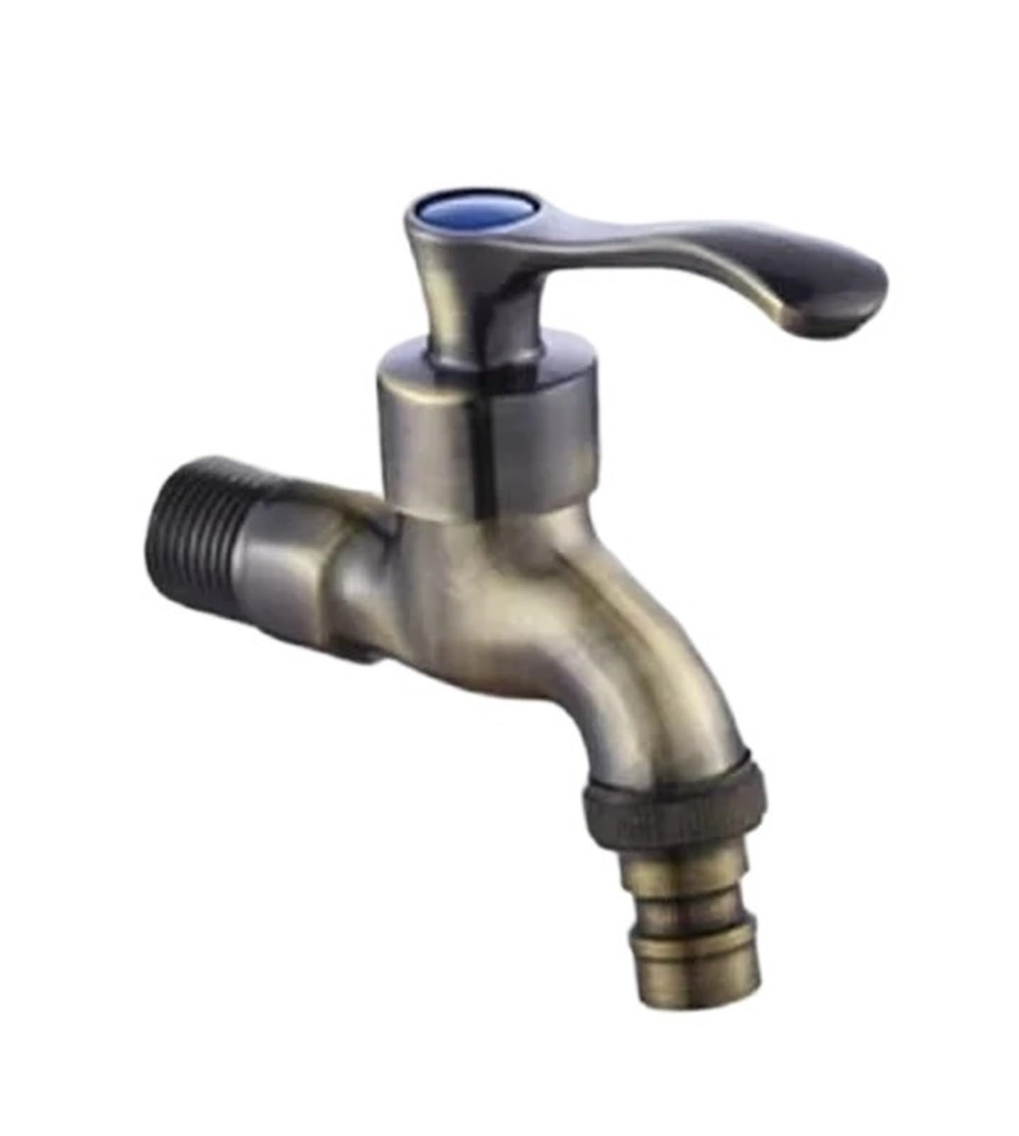 Outside Tap Anituqe Bronze Washing Machine Crane Decorative Outdoor Faucet, Vintage Garden Bibcock Tap Wall Mounted Mop Brass(Color-01)