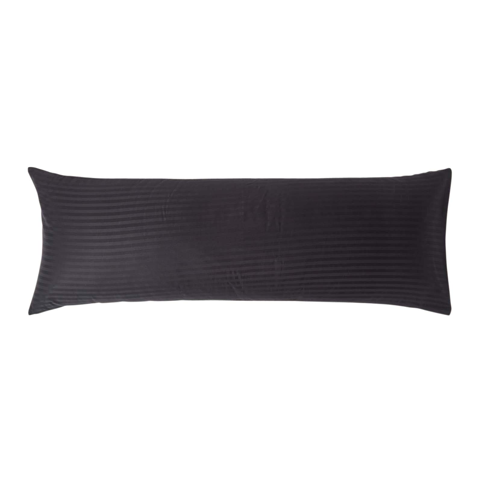 Homescapes Black Egyptian Cotton Ultrasoft Body Pillowcase 330 Tc from B&Q