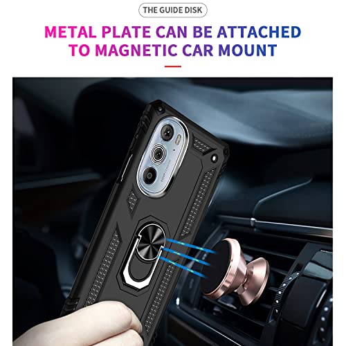 Coque Moto Edge 30 Pro antichoc violette protégeant l'écran et compatible aimant - 3