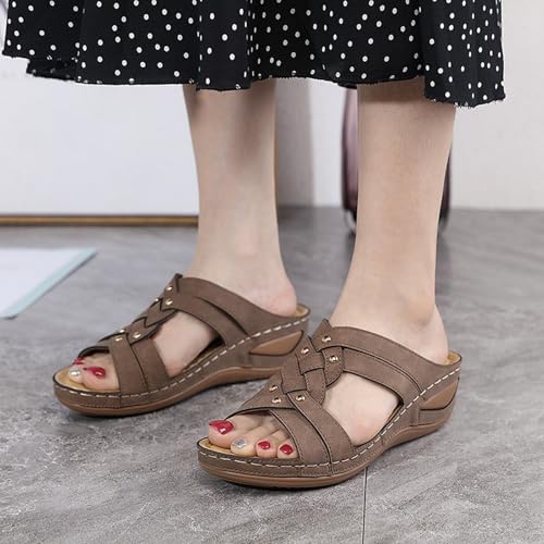 Chaussures ville légères et respirantes avec semelle compensée