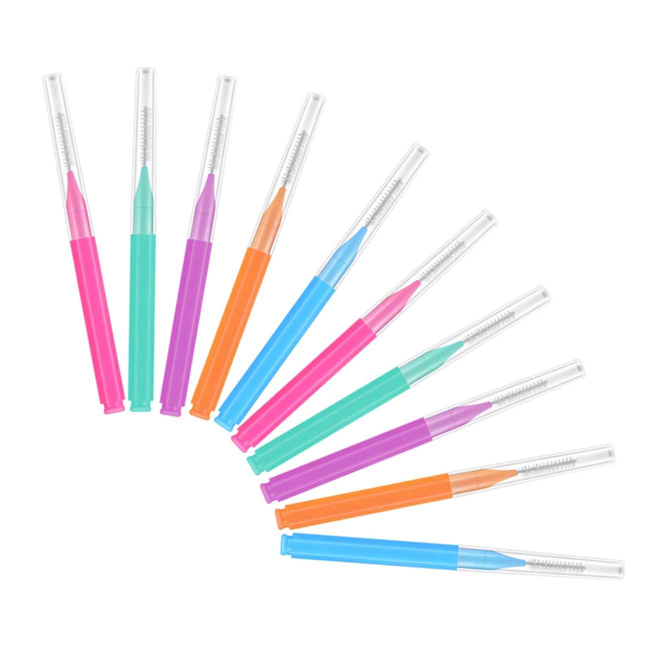 SOLUSTRE 250piezas Cepillos Interdentales De Limpieza Oral Efectiva y Difíciles Para Dentaduras y Brackets