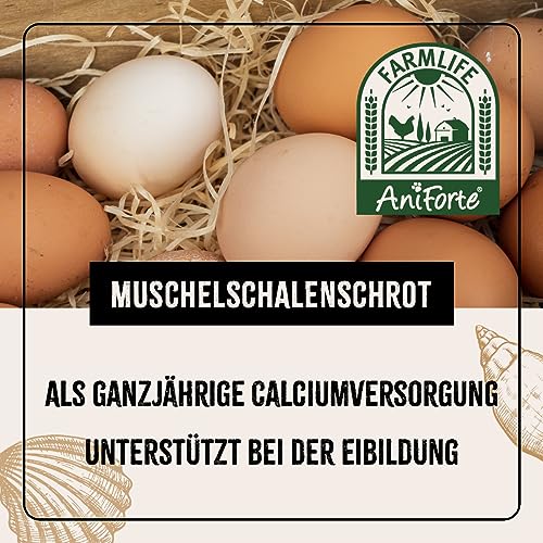 Muschelgrit Aniforte für Hühner 5kg – Mineralfutter für Kalziumversorgung