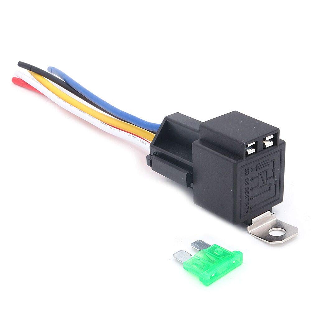 Kit Relè Fusibile 24V Precablato Per ATC/ATO | Scatola A 3 Posizioni Con Cablaggio Per Auto E Camper