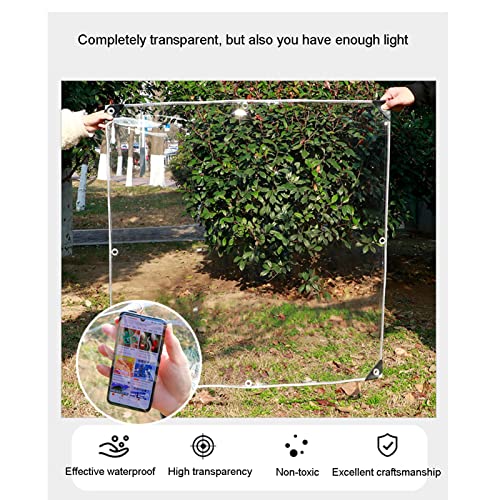 Bâche PVC transparente ultra-résistante aux déchirures et intempéries - 3
