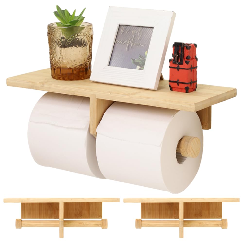 Amazon.co.jp: iimono117 トイレットペーパーホルダー 2連横型 ダブル