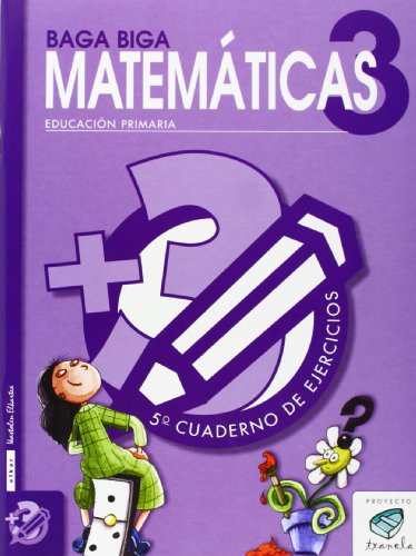 Portada de Txanela Cuaderno 5 Matematicas 3º Primaria