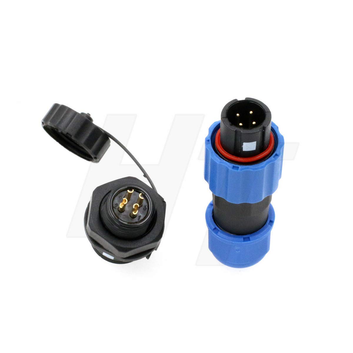 SD13, 2 3 4 5 6 7 Pin Waterproof Connector, Aviation Connector Lamp Plug Socket