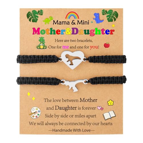 Image of P. BLAKE First Day of Kindergarten Bracelet Back to School Gifts Mommy and Me Matching Bracelets Set for Mother Daughter Son Girls Boys Jewelry Gifts